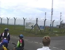 Composite Signals Organisation, Bude, later renamed to GCHQ Bude, 9.9 miles into the ride
